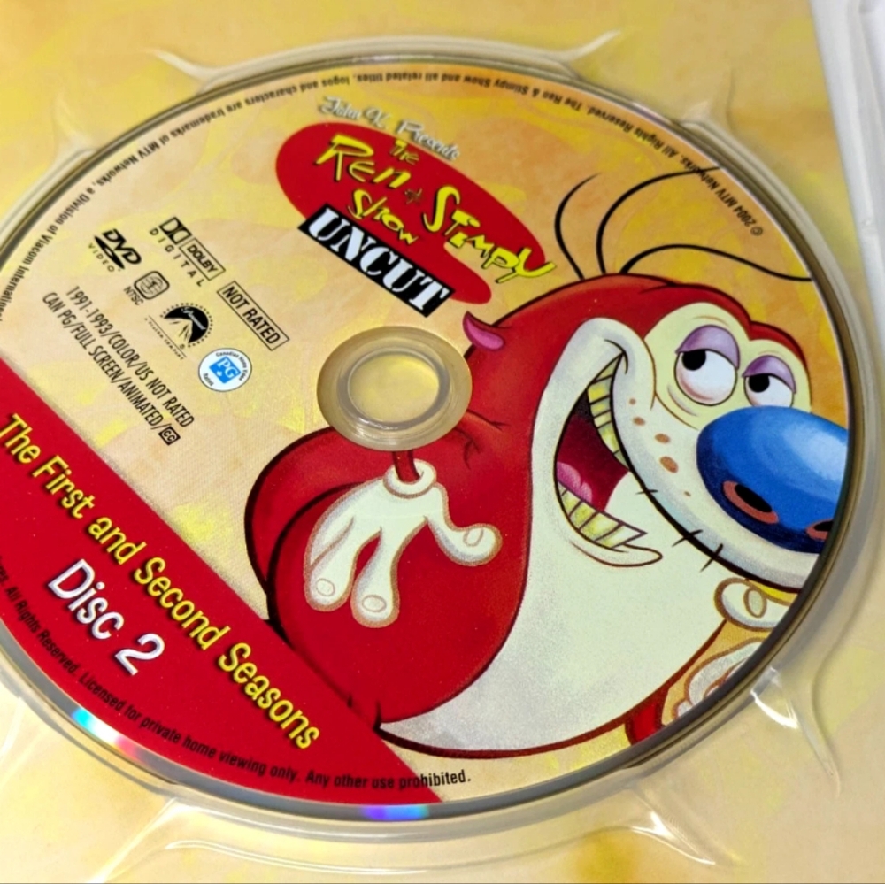 The Ren And Stimpy Show UNCUT The First and Second Season Disc 1,2,3 (1991/1993) - Picture 3 of 12
